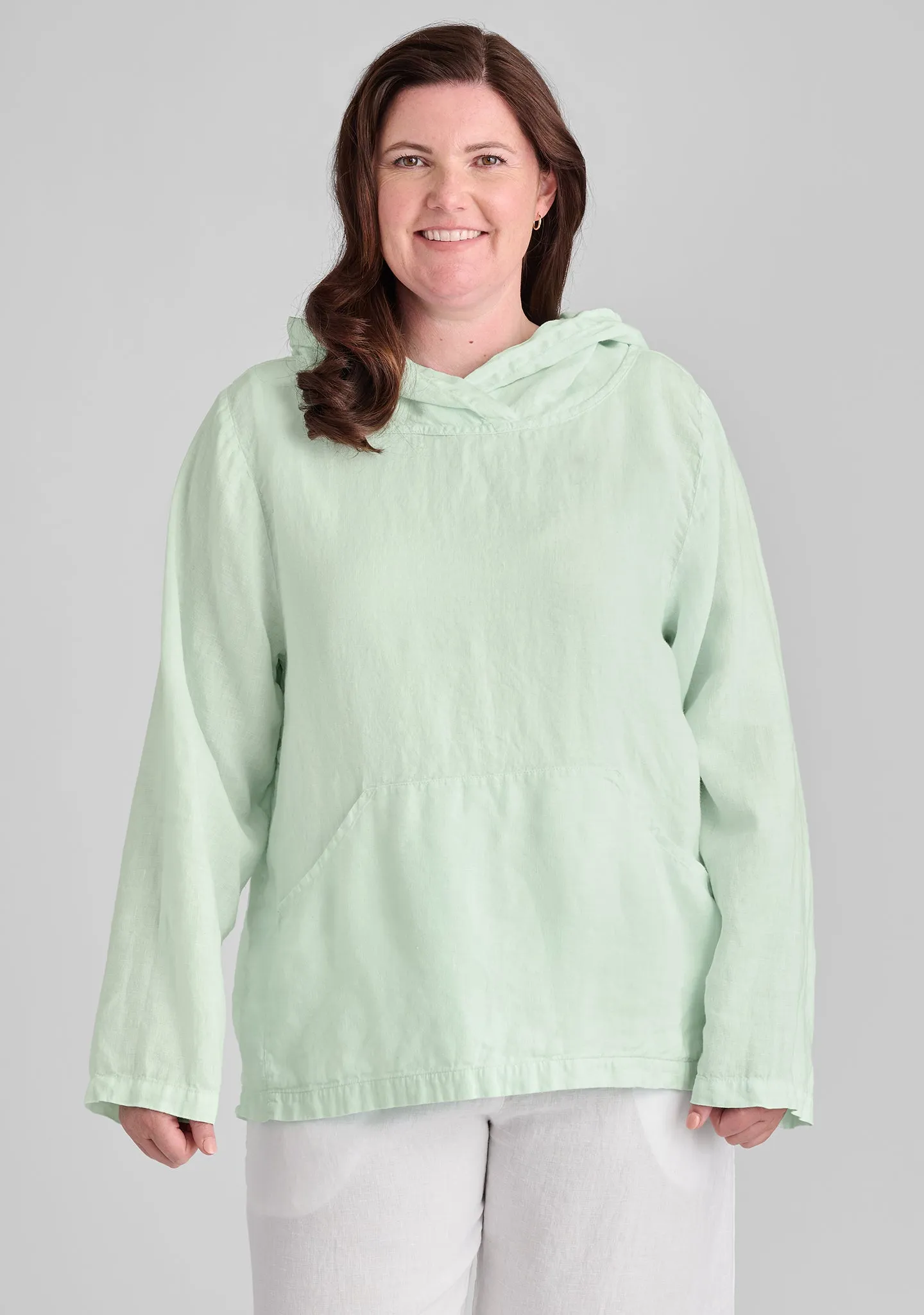 Hoodie - Linen Hooded Shirt