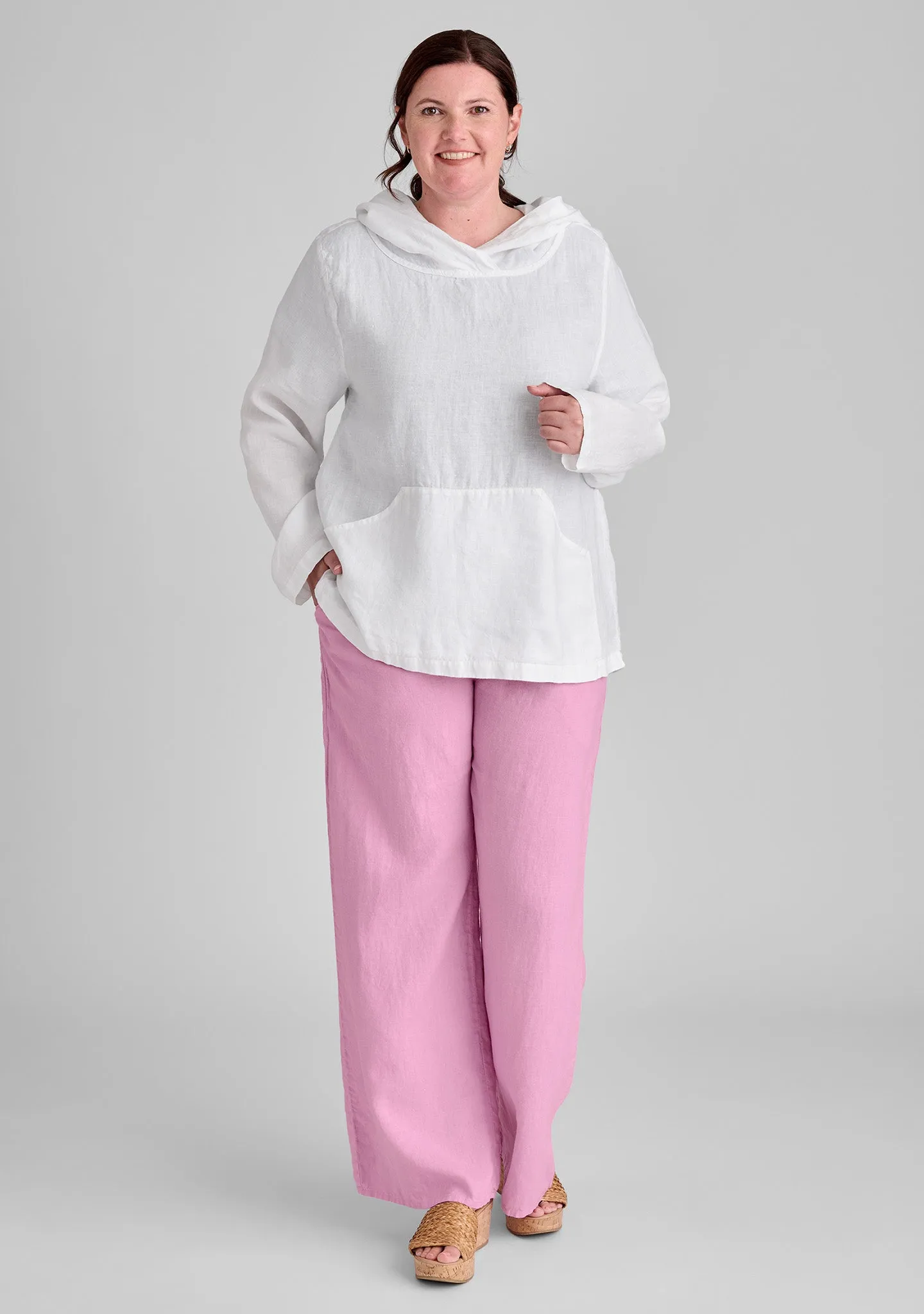 Hoodie - Linen Hooded Shirt