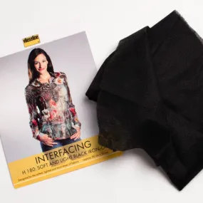 Iron-on Light Interfacing - Black