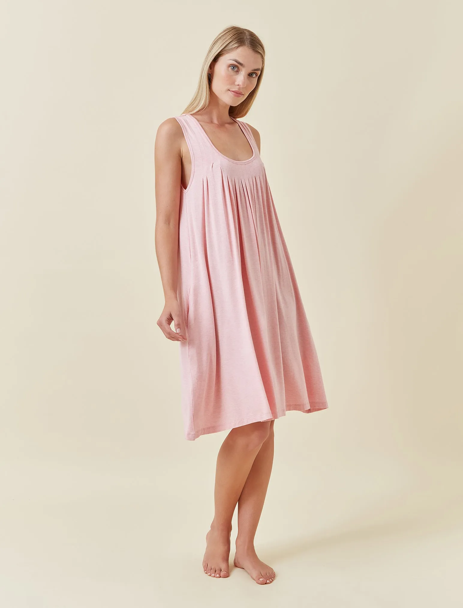 Kate Modal Soft Pleat Front Nightgown