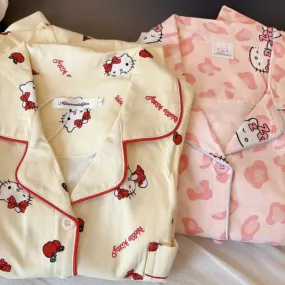 Kawaii Kitty Pajamas Set KI479