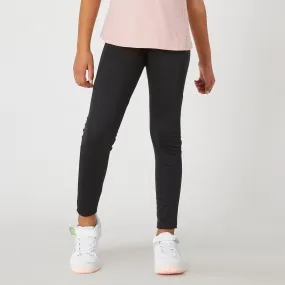 Leggings 3/4 basic cotton children's black DOMYOS, black