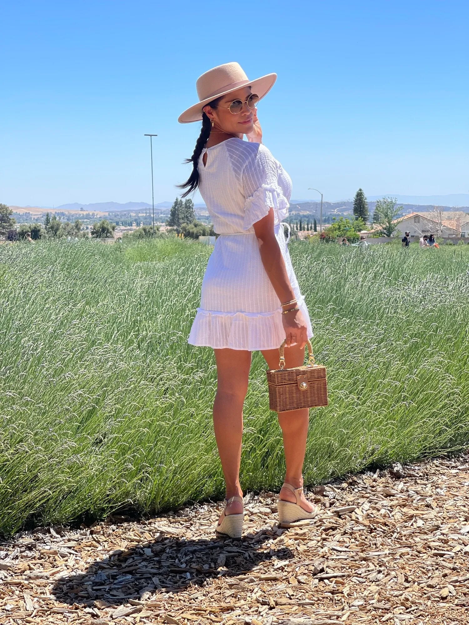 Mi Nena Tiered Dress with Waist tie