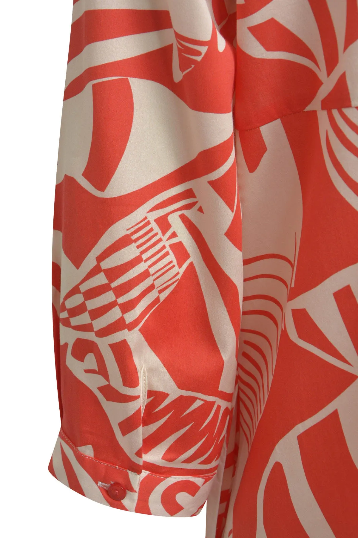 MILANO Red Abstract Dress