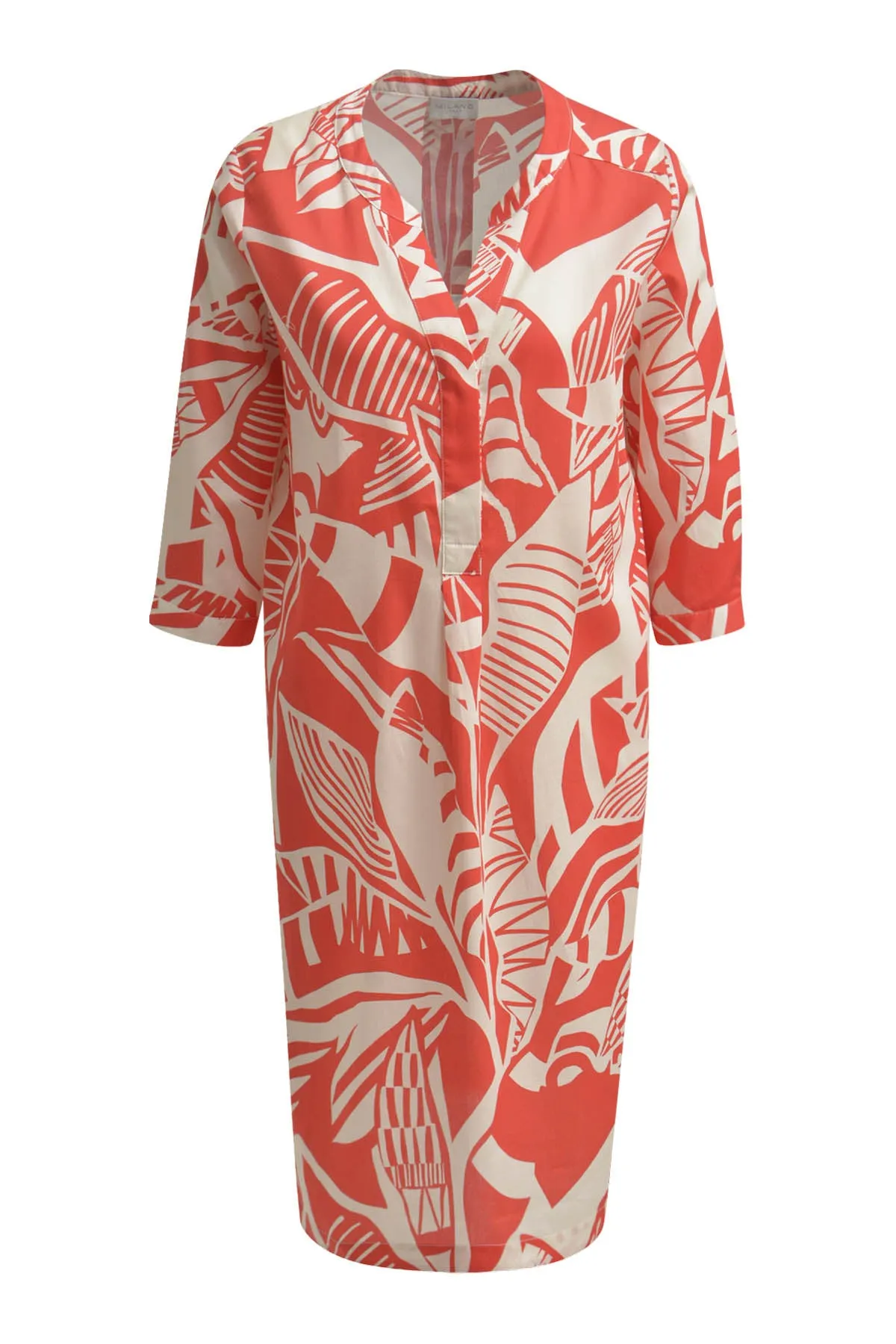 MILANO Red Abstract Dress