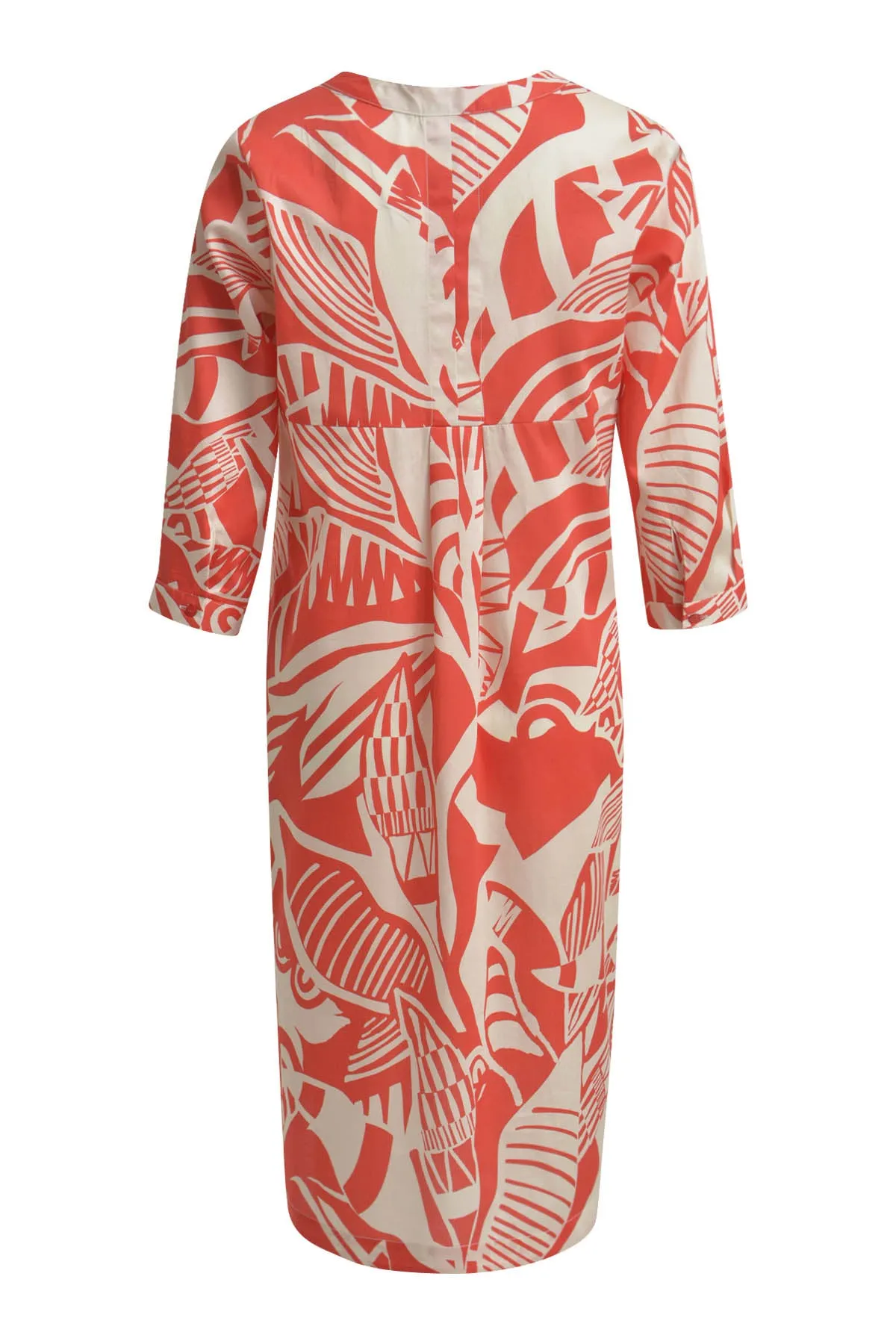 MILANO Red Abstract Dress