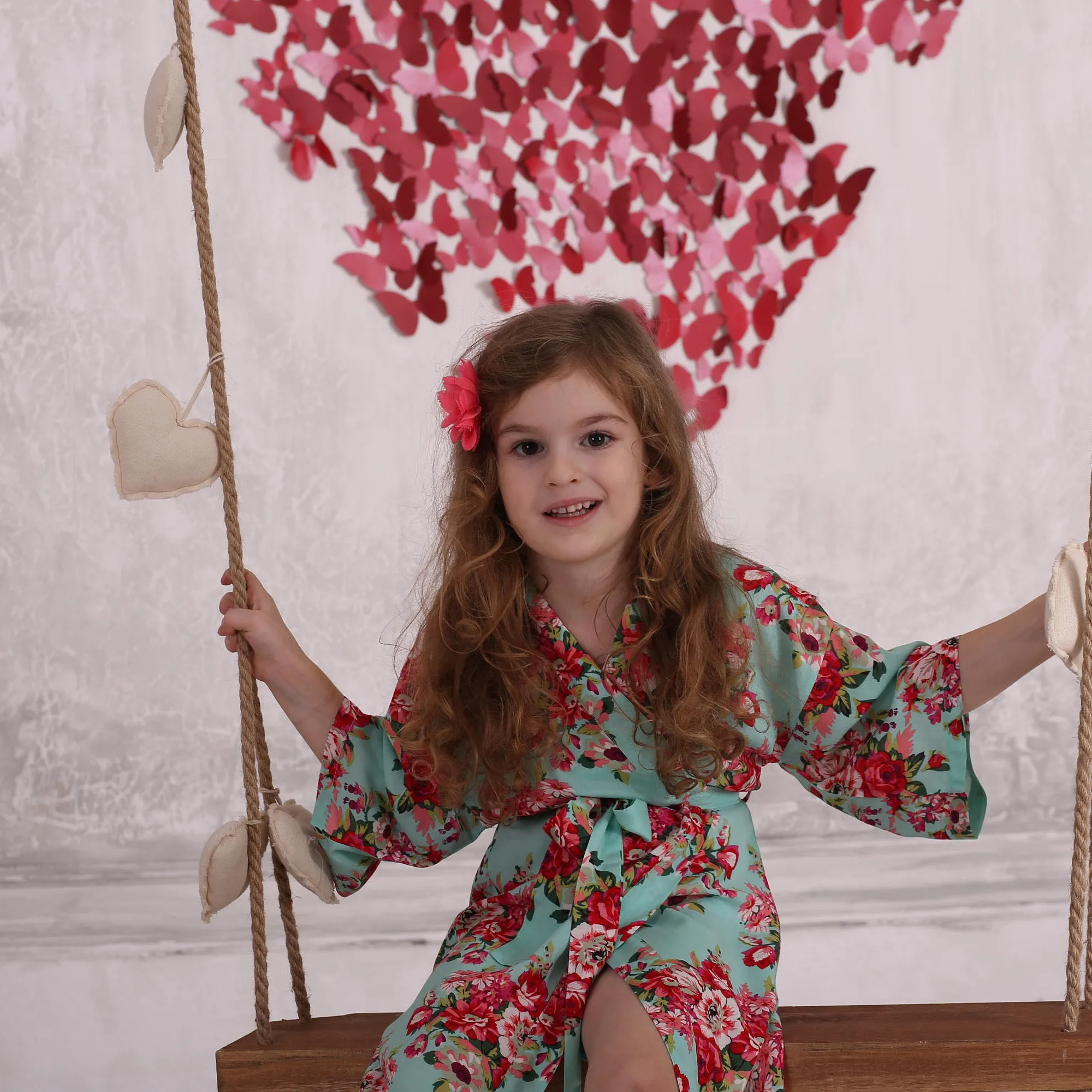 Mom & Daughter Floral Robes, Mother Daughter Matching Robes, Mommy and Me Outfit, Spa Robe, Kids Robe, Matching Robes, Kids Robes