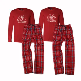 Mr. and Mrs. Claus Pajama Set