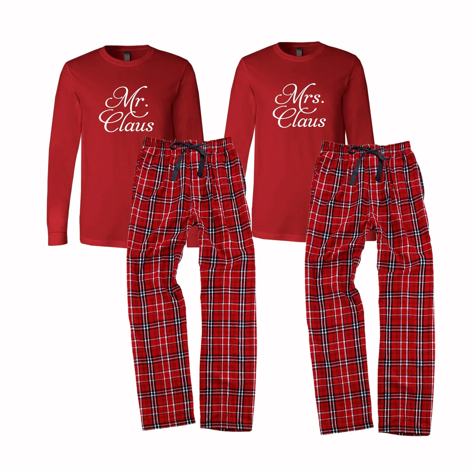 Mr. and Mrs. Claus Pajama Set