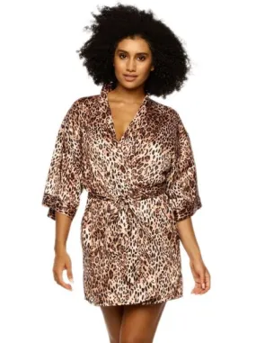 Muse Satin Kimono - Natural Havana -