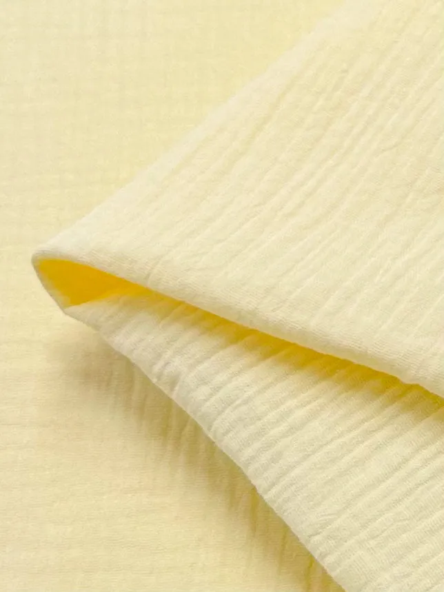 Muslin - Pastel Yellow - 135cm