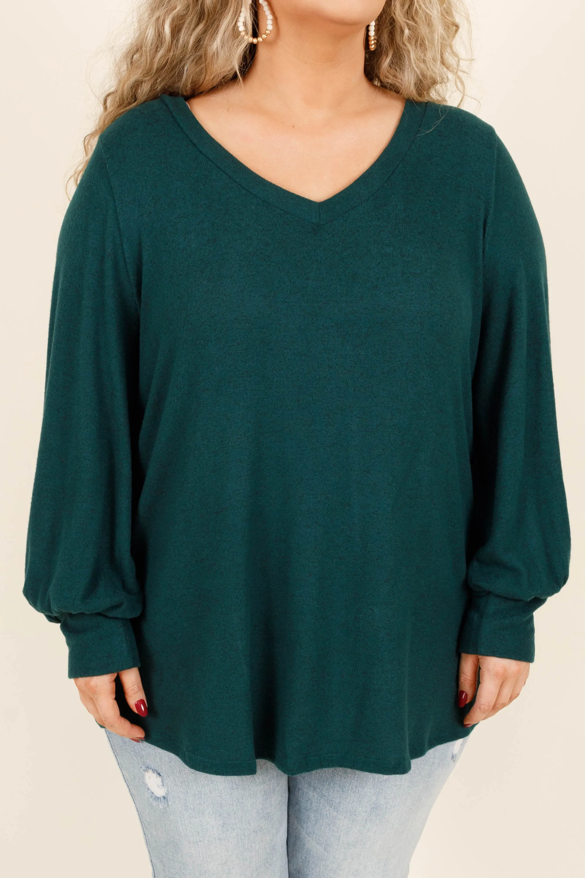 My Comfort Sweater, Hunter Green