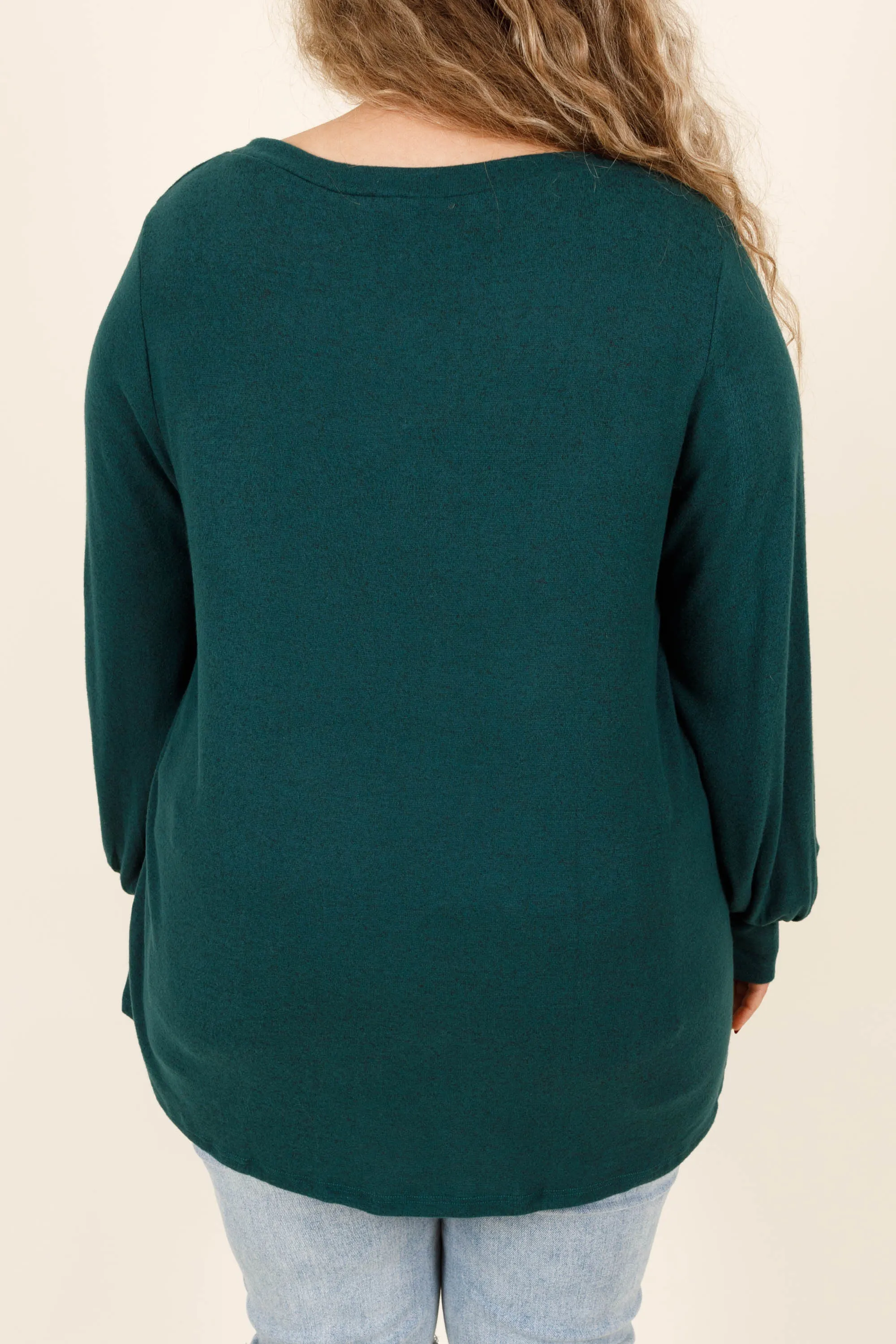 My Comfort Sweater, Hunter Green