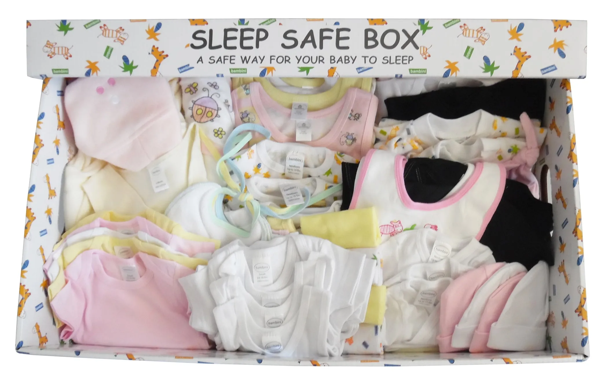 Newborn Set: Girl 88 Piece Baby Starter Set Box - Perfect Gift