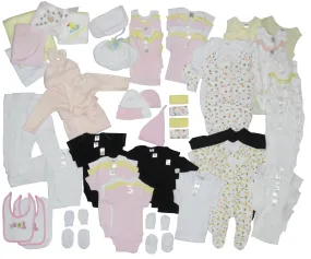 Newborn Set: Girl 88 Piece Baby Starter Set Box - Perfect Gift