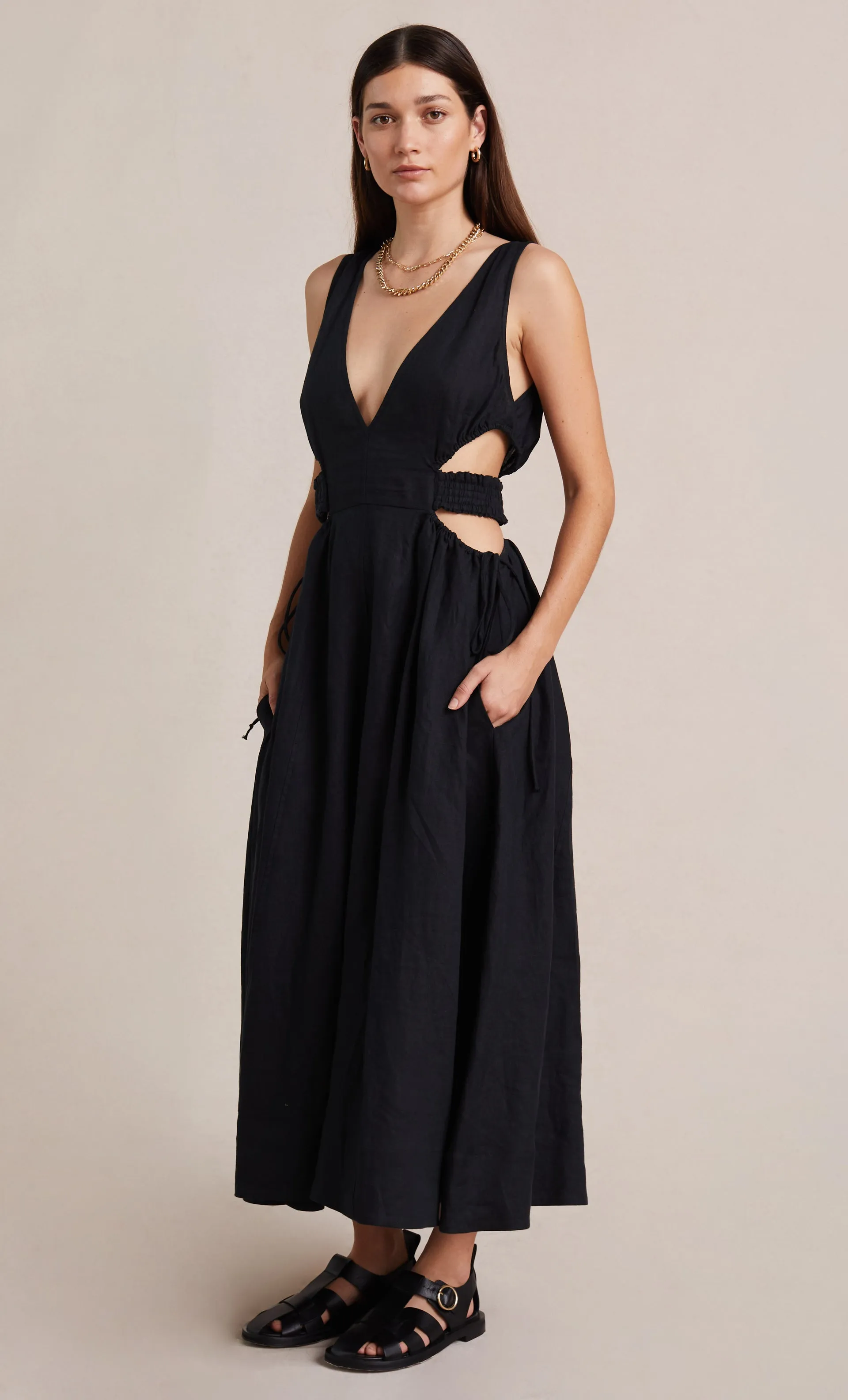 NOELLE V DRESS