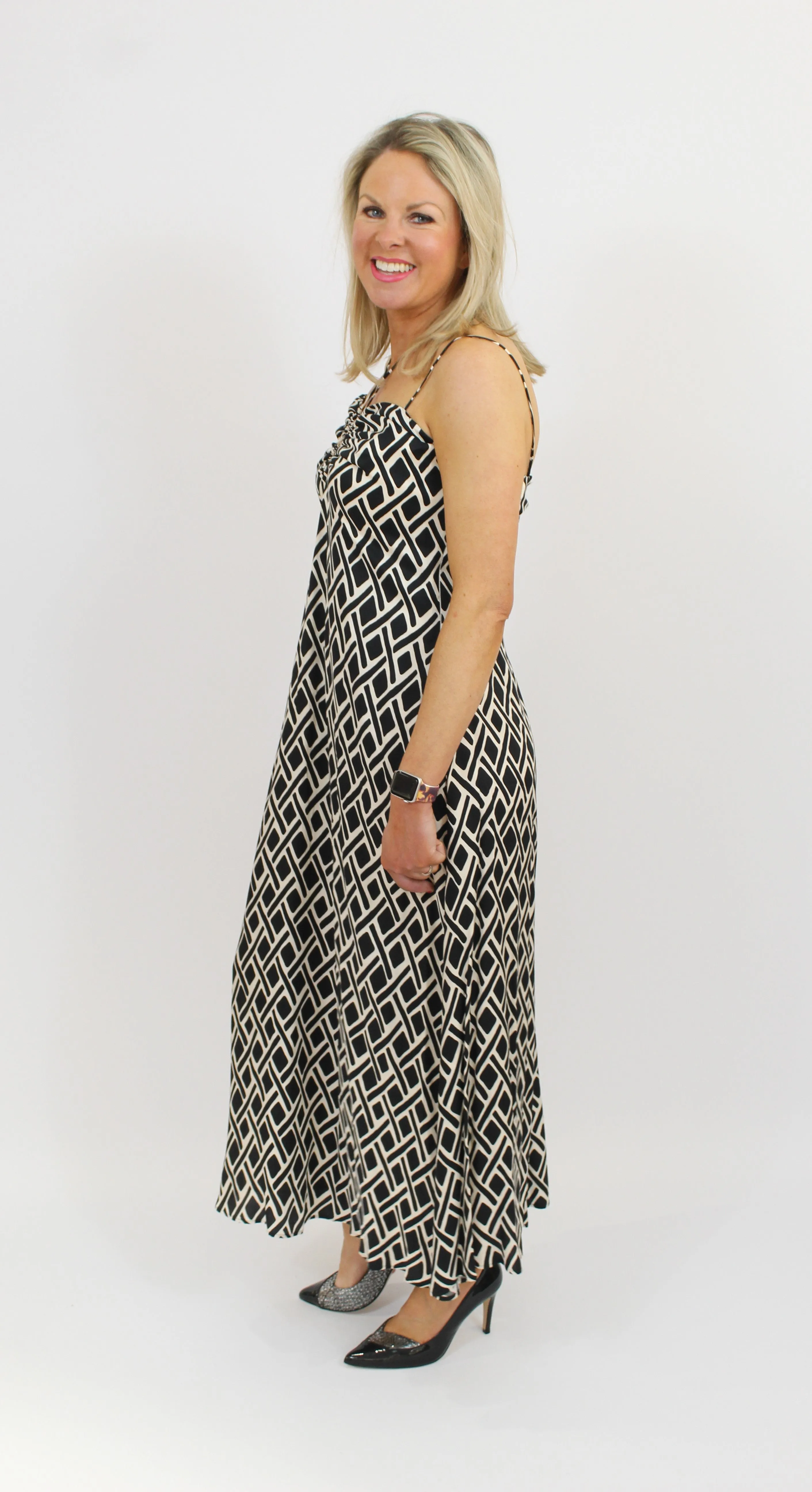 PENNY BLACK Triangle Pattern Dress