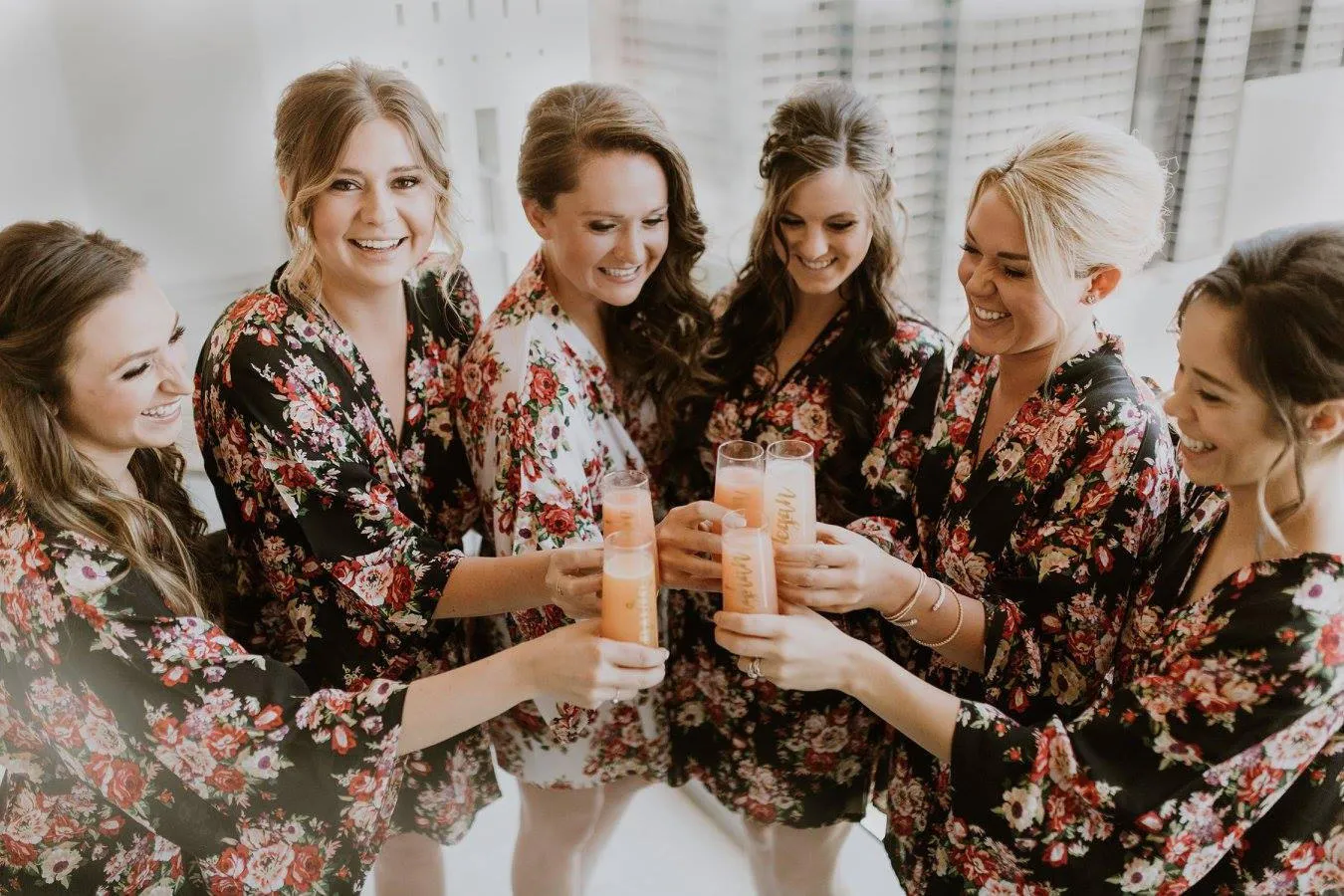 Sale! Floral Bridesmaid Robes, Bridesmaid Gifts, Wedding Robes, Bridal Robes, Getting Ready Robes, Bridal Party Robe, Bridesmaid Proposal
