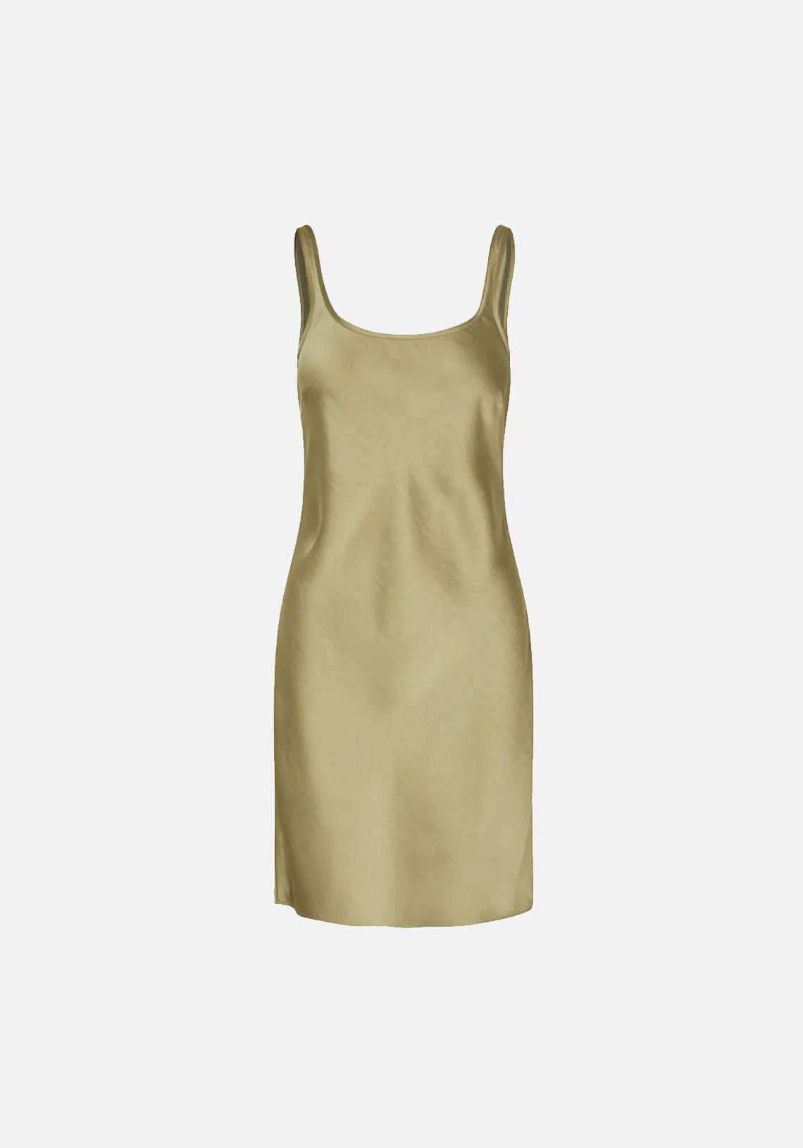 SASUNNA SHORT DRESS LIGHT OLIVE