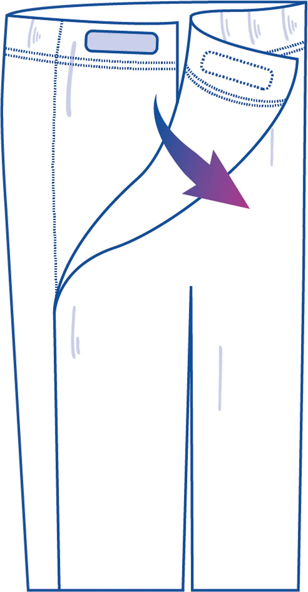 Side-Opening Pants for Senior Women
