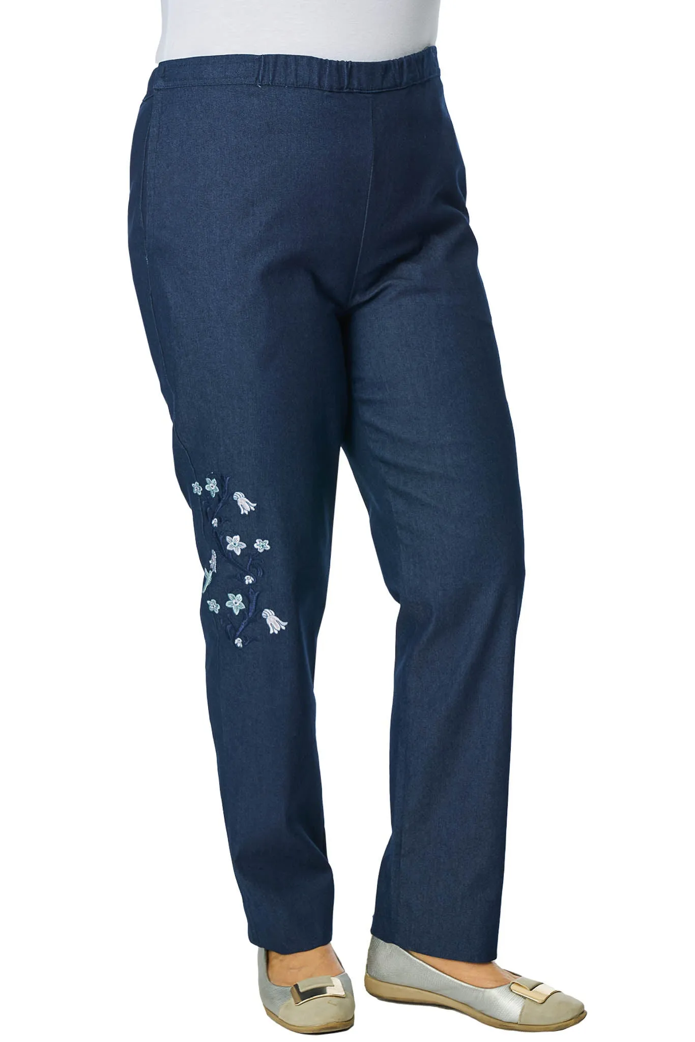 Side-Opening Pants for Senior Women