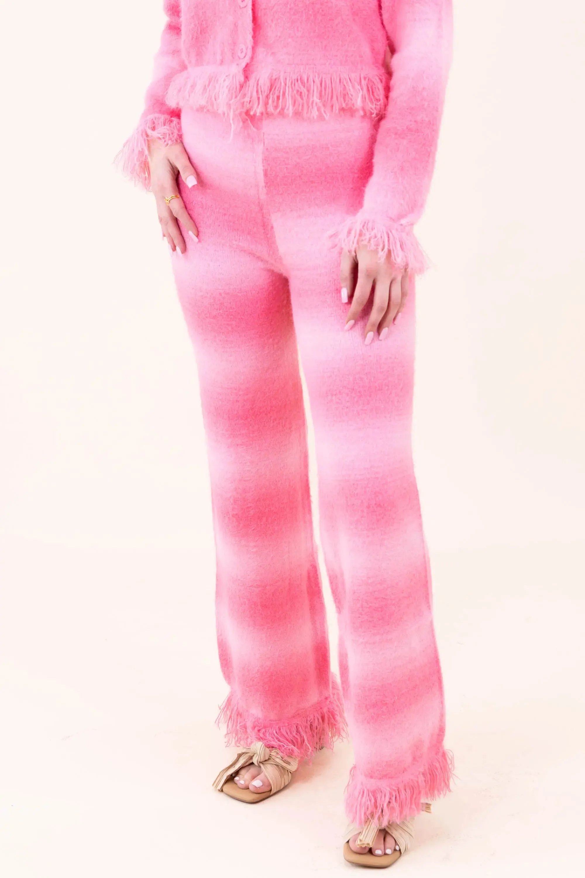 Softly Spoken Frayed Striped Pants