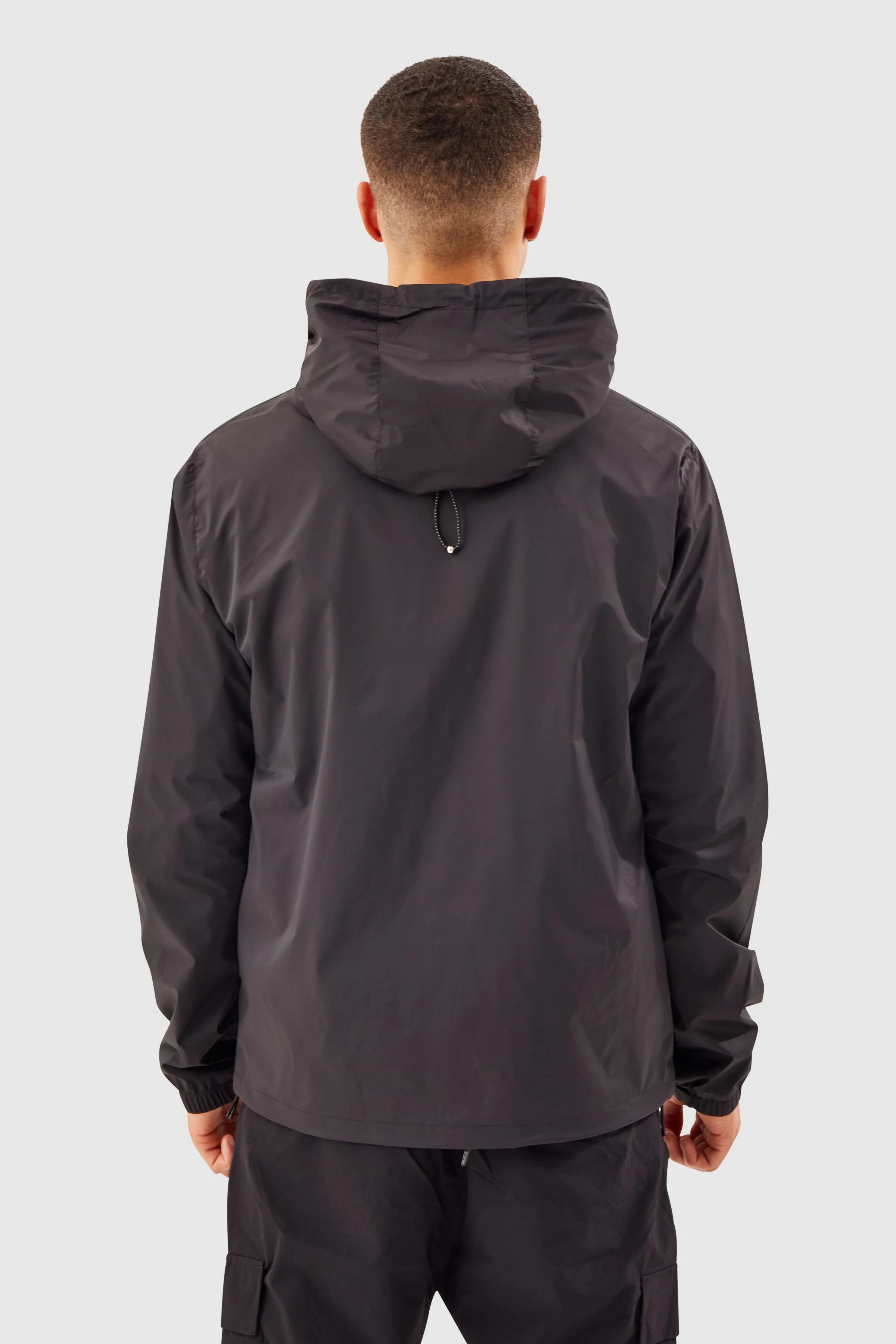 Split Windbreaker - Black