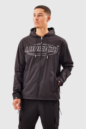 Split Windbreaker - Black