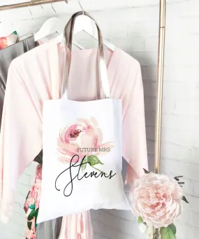 Spring Rose Flower girl Tote