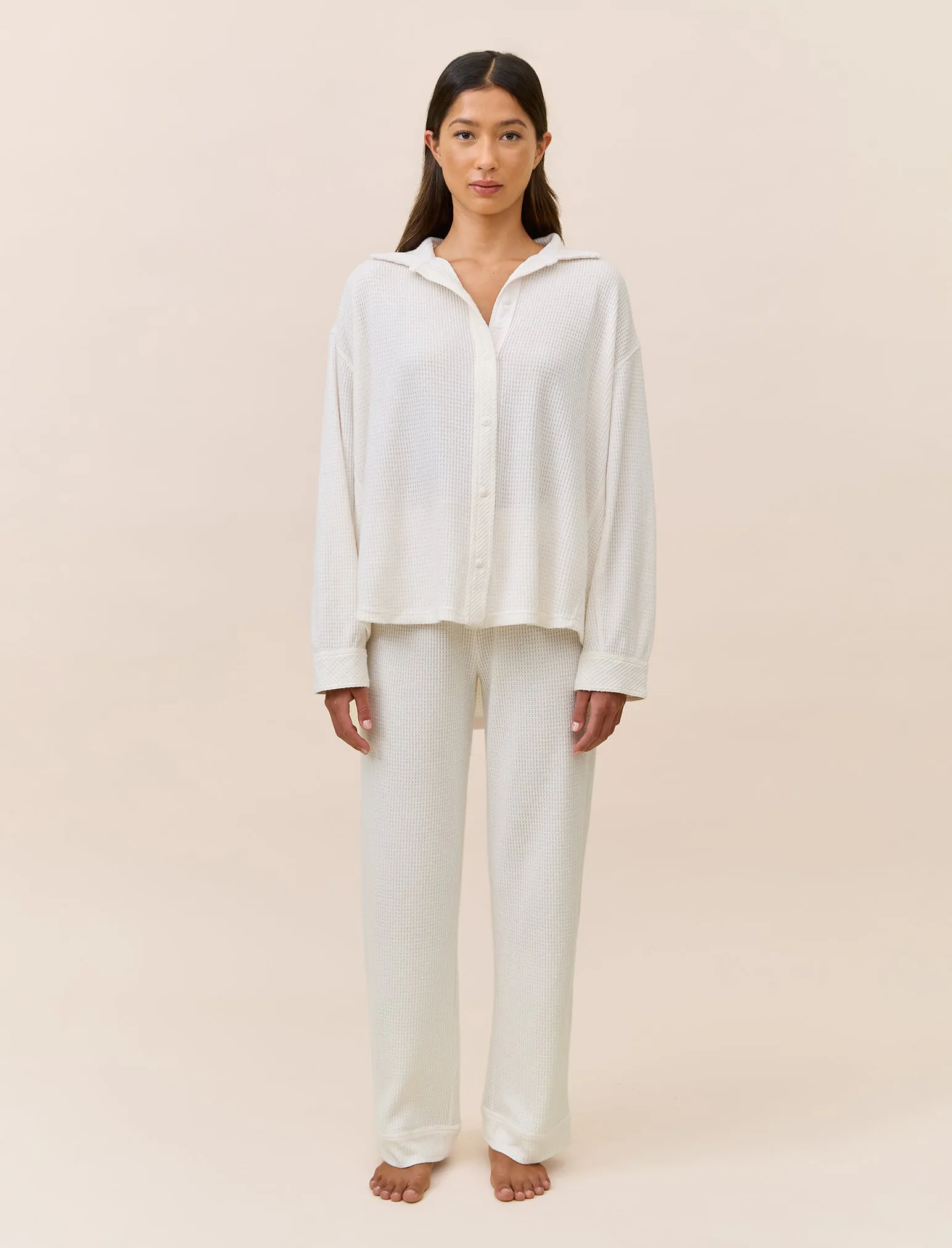 Super Soft Waffle FL PJ Set