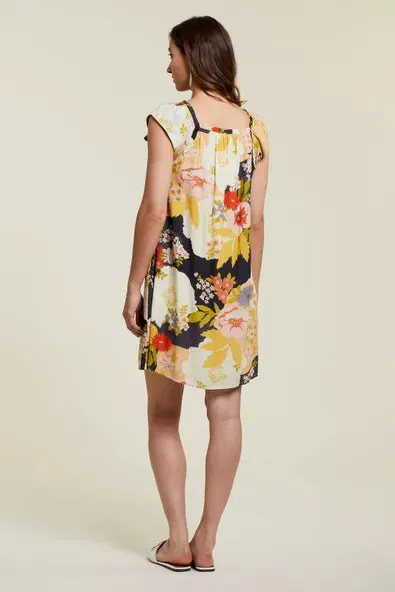TR857o S/S Dress W /Tie Front