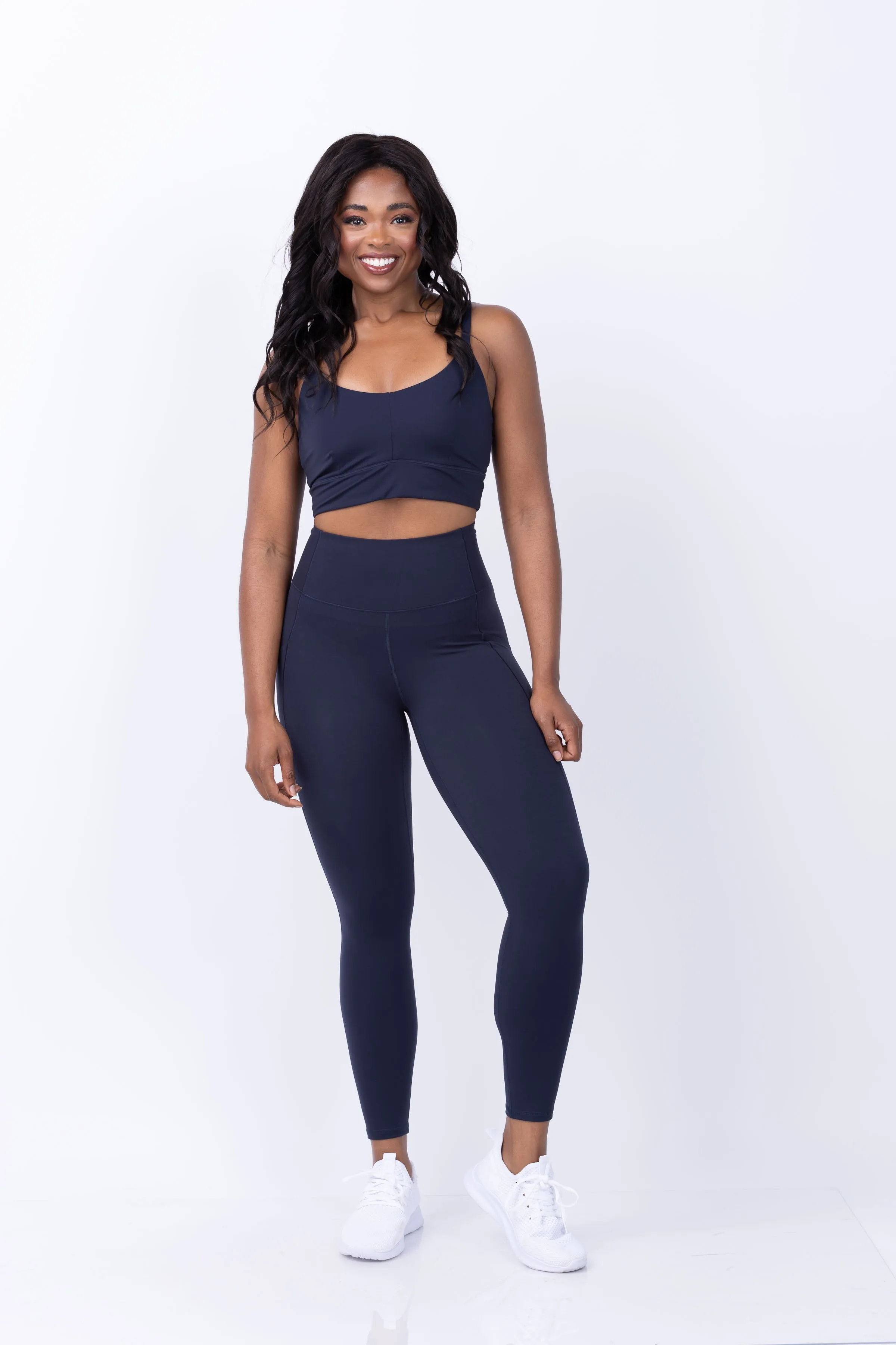 Varley Shape High Pocket Legging 25" in Dark Sapphire