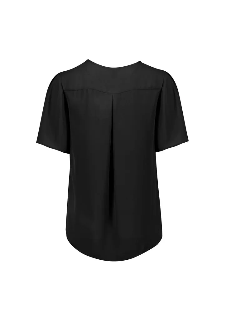 Vienna Womens Short Sleeve Blouse (BZ-RB261LS)