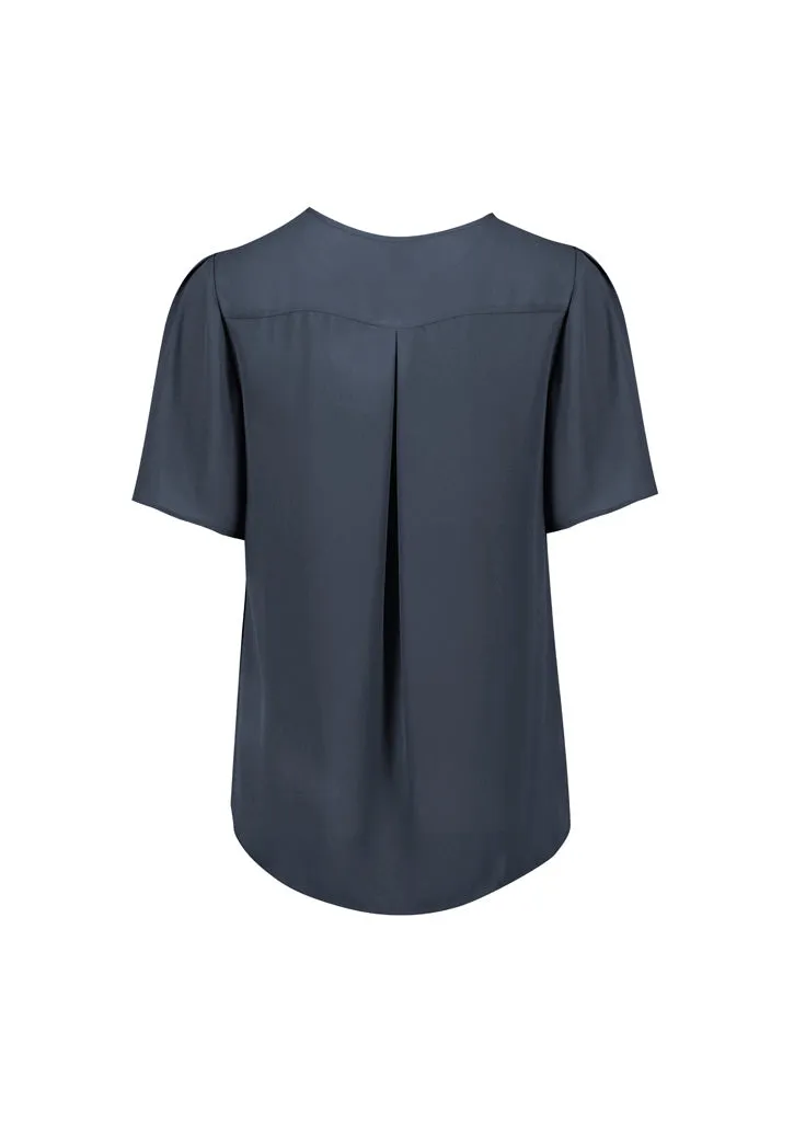 Vienna Womens Short Sleeve Blouse (BZ-RB261LS)