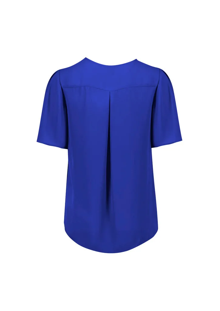 Vienna Womens Short Sleeve Blouse (BZ-RB261LS)