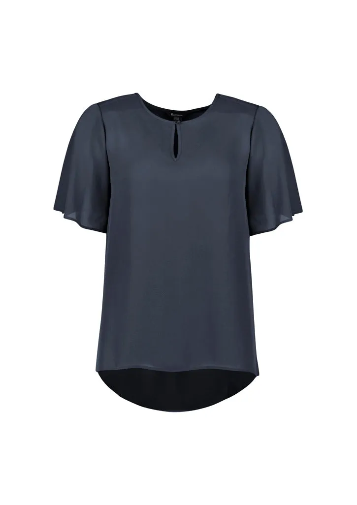 Vienna Womens Short Sleeve Blouse (BZ-RB261LS)