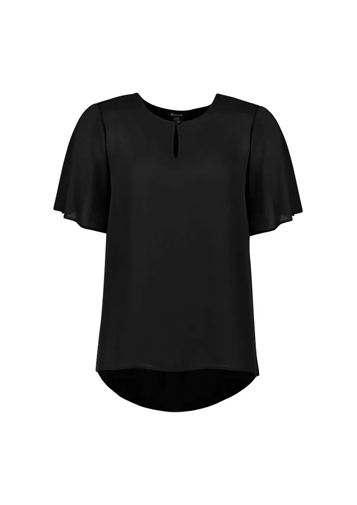 Vienna Womens Short Sleeve Blouse (BZ-RB261LS)