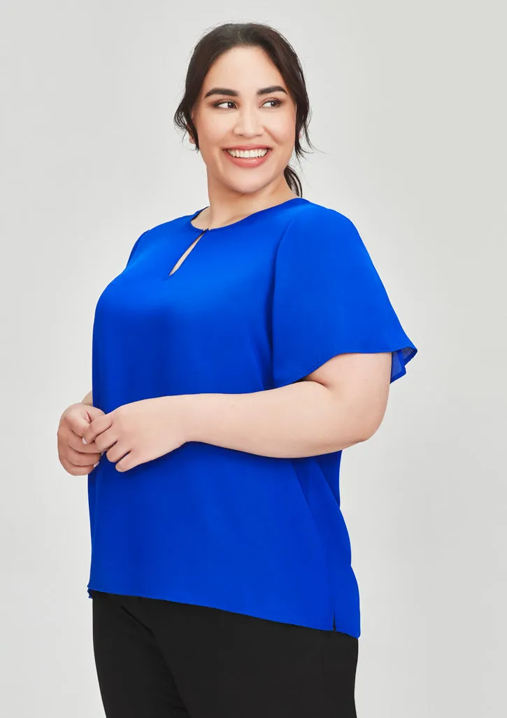 Vienna Womens Short Sleeve Blouse (BZ-RB261LS)