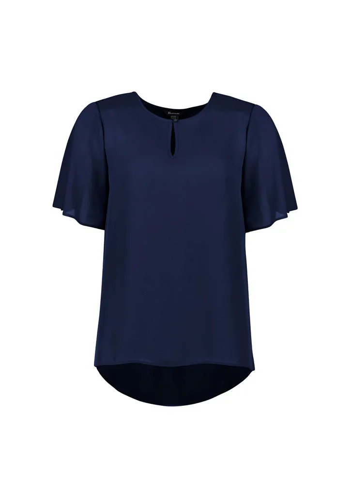 Vienna Womens Short Sleeve Blouse (BZ-RB261LS)