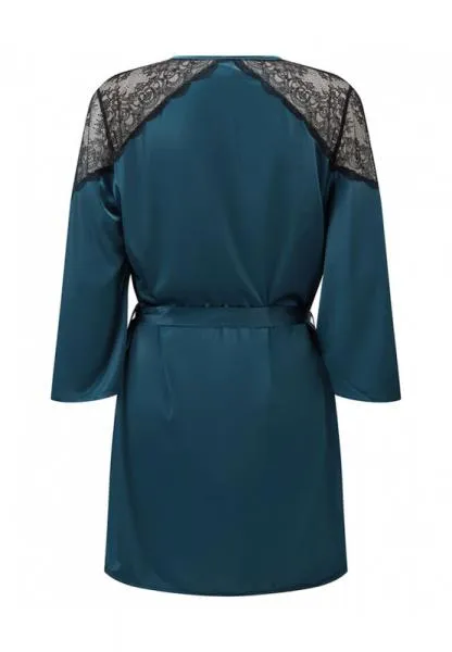 VIP Confession Robe - Black/Teal -