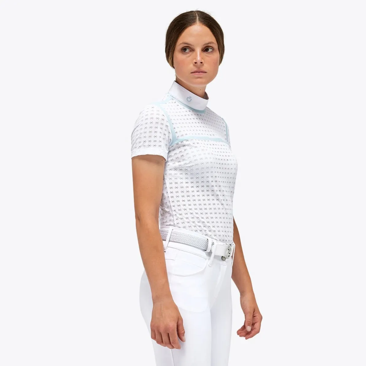 Women's CT Side Zip Short Sleeve Show Shirt (photo shoot)