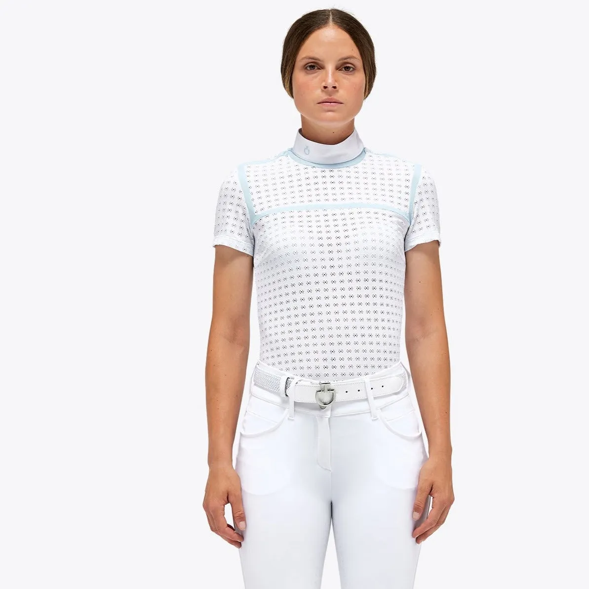 Women's CT Side Zip Short Sleeve Show Shirt (photo shoot)