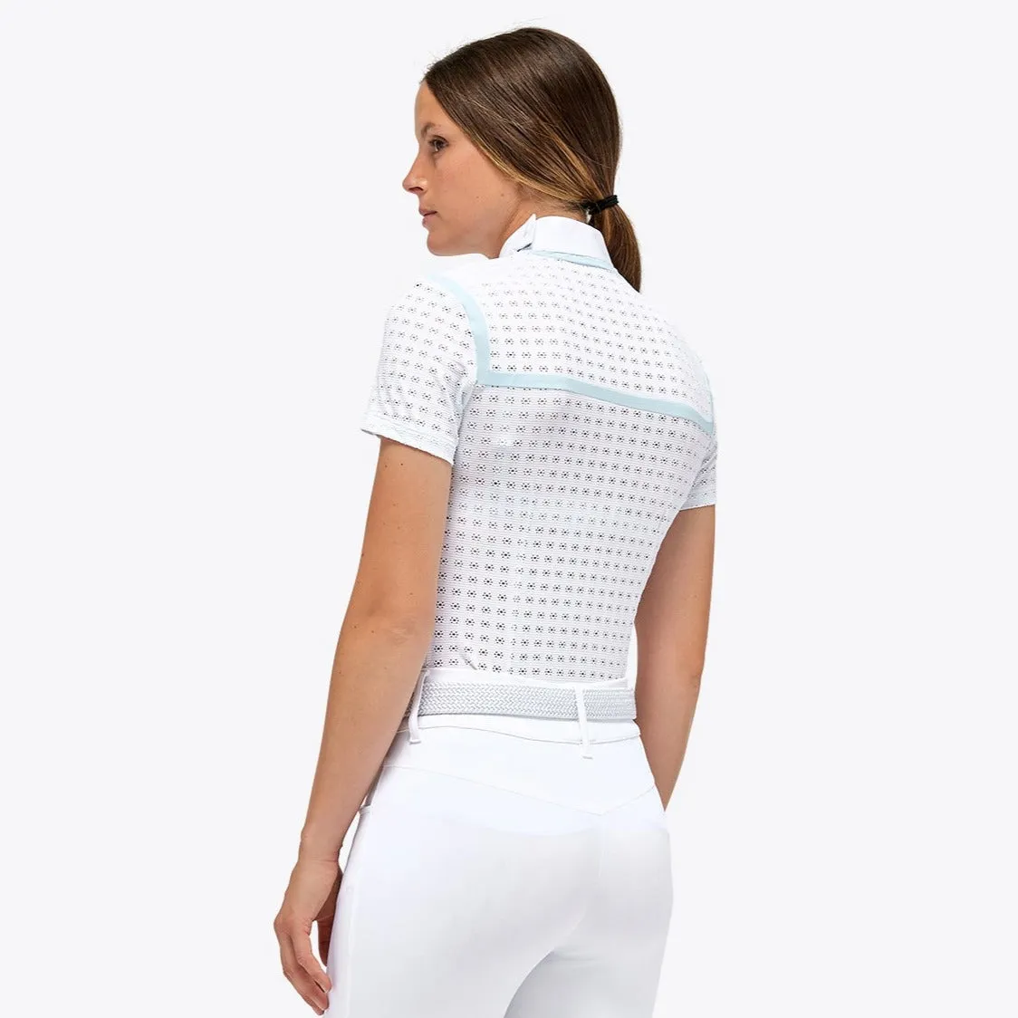 Women's CT Side Zip Short Sleeve Show Shirt (photo shoot)