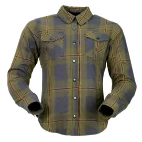 Z1R Ashwood Women's Flannel Shirt - Olive